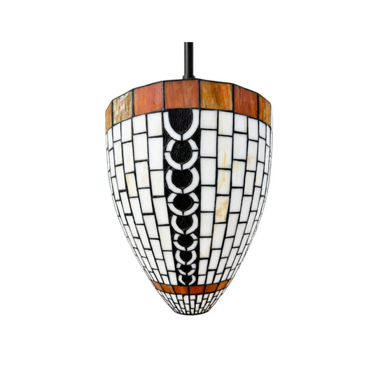 Pendant Light Tiffany Style Stained Glass Ceiling Light Vintage Feature