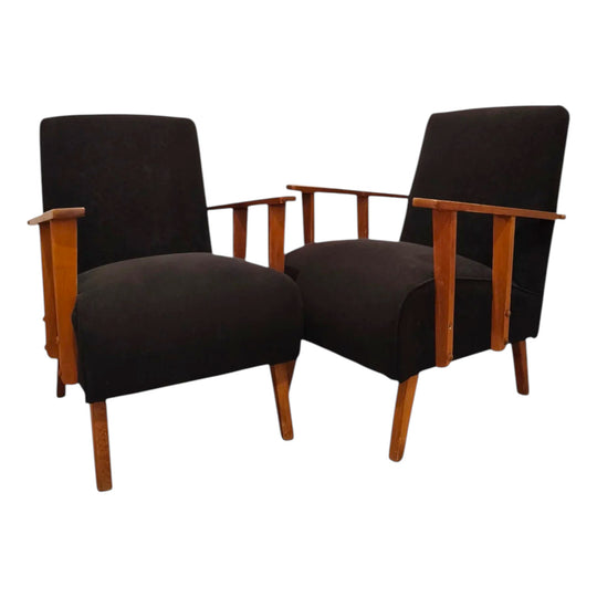 Pair MCM Retro Armchairs