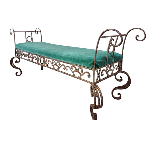 Wrought iron daybed