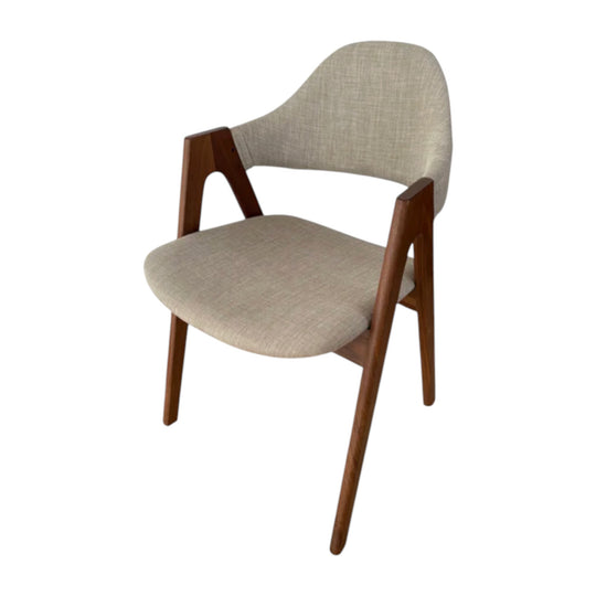 Set of 8 - Icon By Design Nestor Walnut Dining Chairs