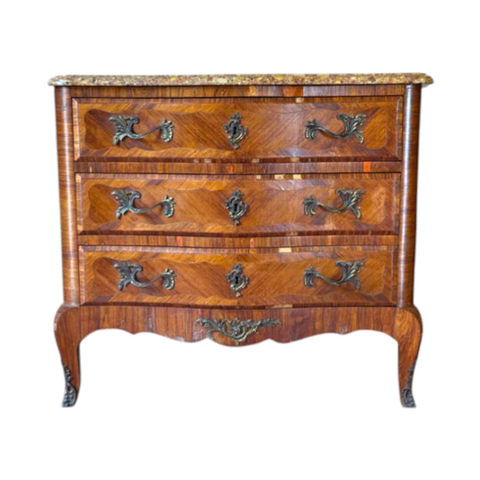 Vintage French Marble Top Commode