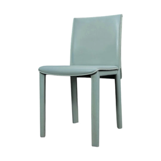 6 Italian Dining Chairs by Arper 1980s Full Leather Wrap