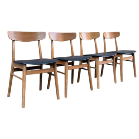 Danish Dining Chairs x 4 by Farstrup Møbler