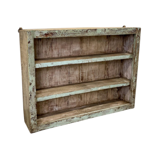 Distressed Wooden Display Shelf