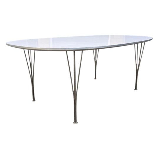 Superellipse Dining Table by Piet Hein, Bruno Mathsson & Arne Jacobsen for Fritz Hansen