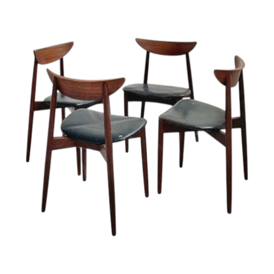 Set of Four Harry Østergaard Rosewood Chairs