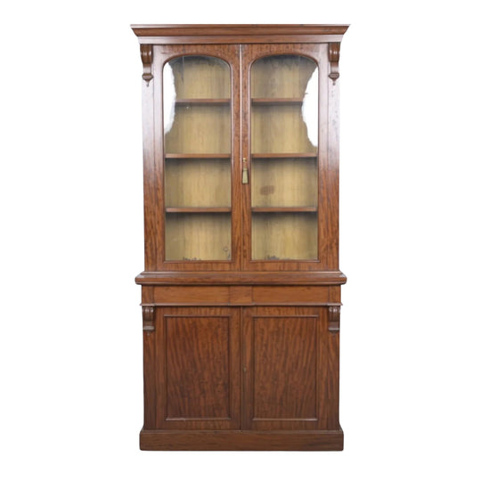 A Handsome Victorian Mahogany Bookcase
