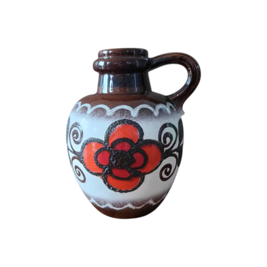 Mid-Century West German Ceramic Floor Vase (Model 486-38)