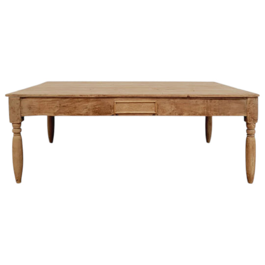 Original Vintage Raw Teak Coffee Table