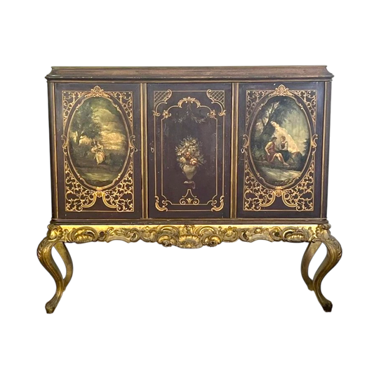 Vintage almost antique Italian Louis IV style Cabinet.