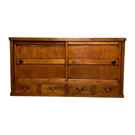 Antique Japanese Sideboard From Gifu- Cypress | Meiji