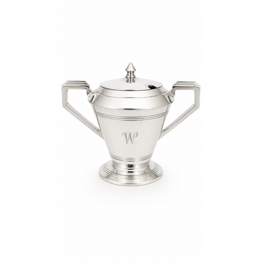 Vintage Crusader Silver Plate Sugar Bowl