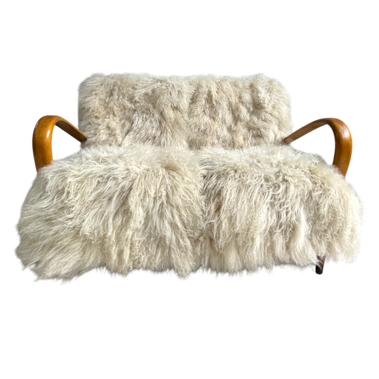 Vintage Mongolian Wool Modular Sofa