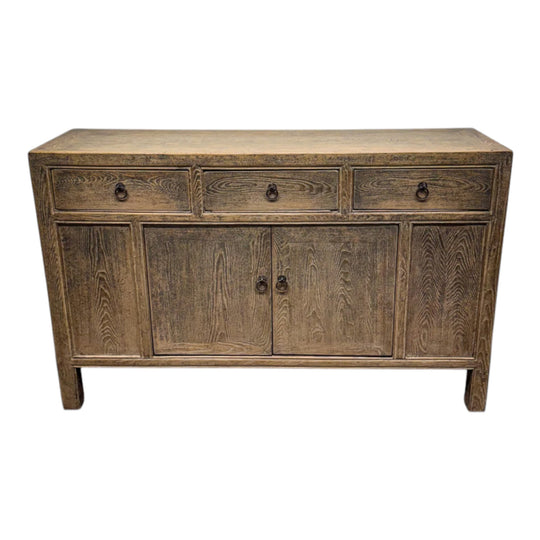 Vintage 3 Drawer Elm Cabinet