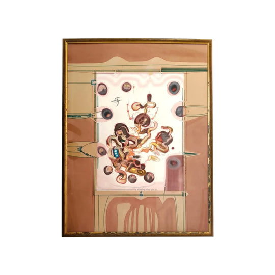 Original MCM Abstract art by Robert Francis Williams