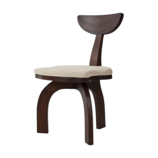 Merci Maison Franca Walnut Dining Chair - Bone