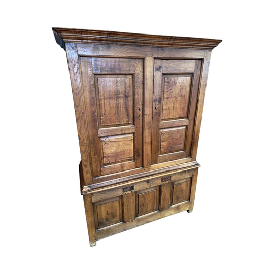 Early 18th century Oak English Horse Tack Cupboard