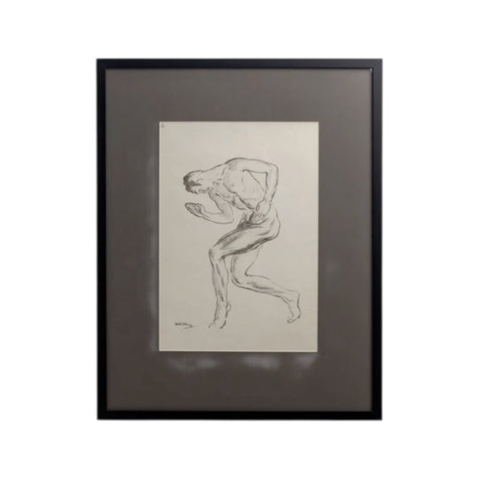 Framed Lithograph by Erwin Lang