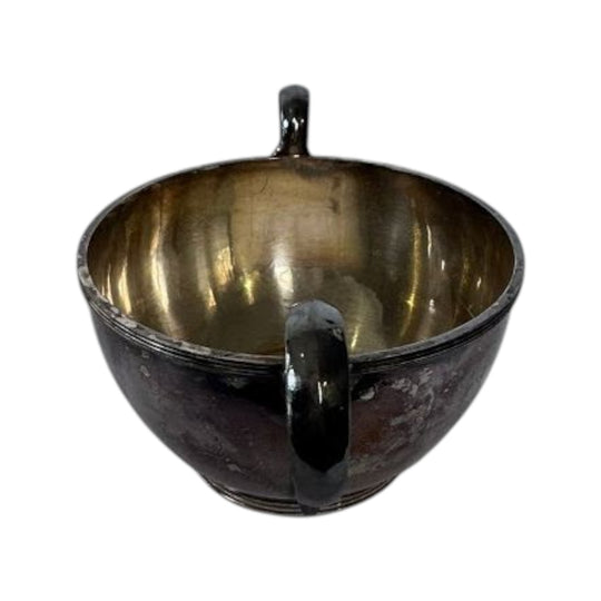 Fairfax Roberts Silver Plate Sugar Bowl - Vintage Twin Handle