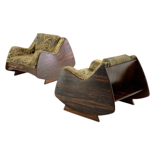 Jorge Zalszupin Ameba Sofa and Lounge Chairs, Brazil