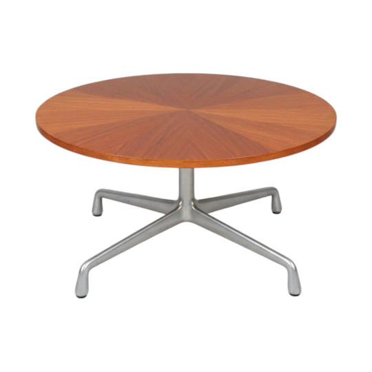 Eames Aluminium Base Coffee Table with Teak Top by Holger Georg Jensen for Kubus