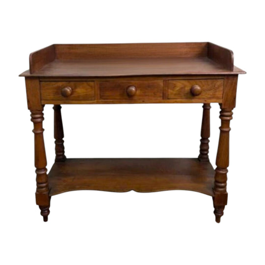 Vintage Vanity or Washstand with Inset Basin