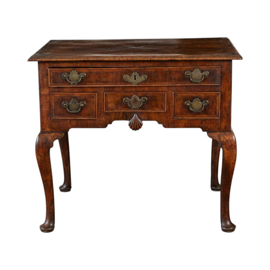 Queen Anne Period Walnut Lowboy