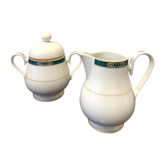 Noritake Legendary Green Milk Jugs x2