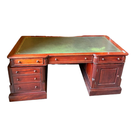 Vintage Mahogany Partners Desk