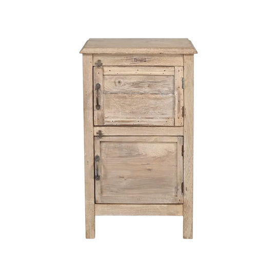 VINTAGE INDIAN BEDSIDE CABINET / 772