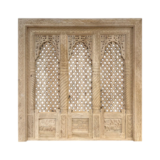 Carved Panel Bleached