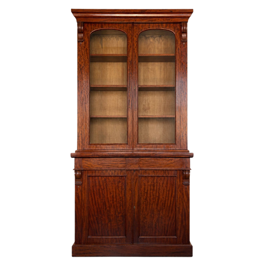 A Handsome Victorian Mahogany Bookcase