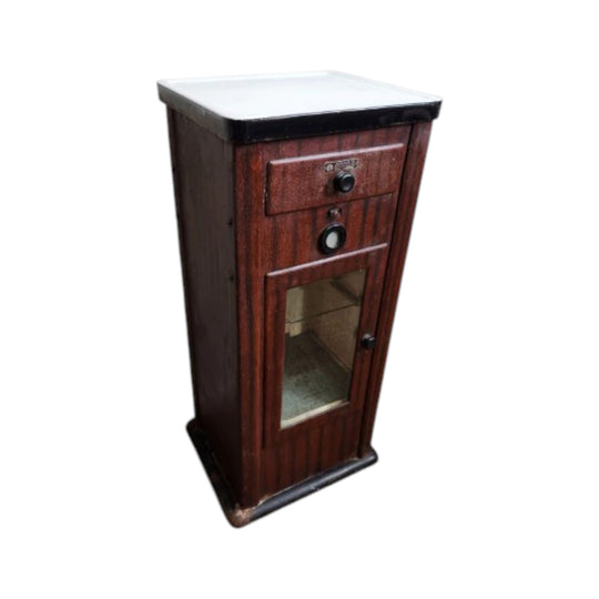 Rare Collectible 'J.Morita & Co' Japanese Dental Medical Cabinet