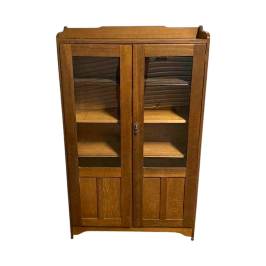 Lovely Federation Oak Bookcase