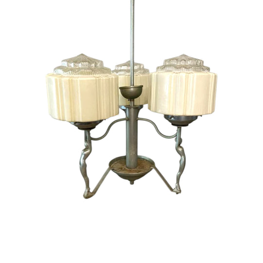 Absolutely Stunning Deco Triple Diana Ceiling Light