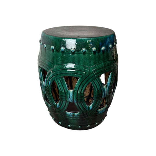 Green Rope Stool