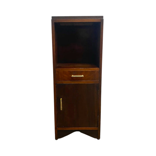 1940s Art Deco Compact Cabinet With Bakelite Handles
