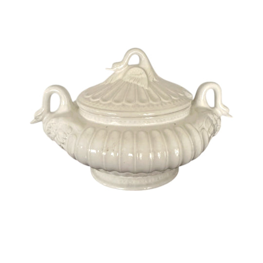 Vintage Porcelain Swan Tureen