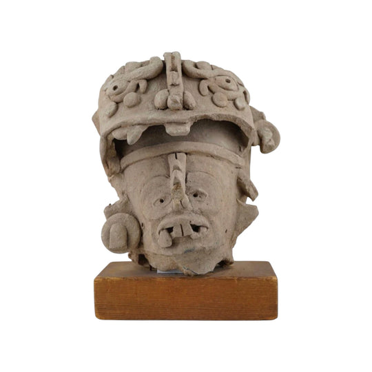 Pre-Columbian Jaguar mask fragment, Veracruz, 300-900 AD