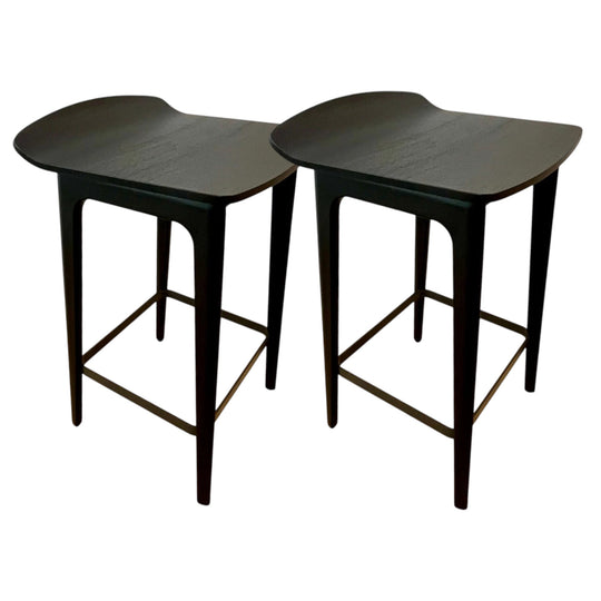 Molteni & C ‘Woody’ Bar Stools by Francesco Meda – Set of 2