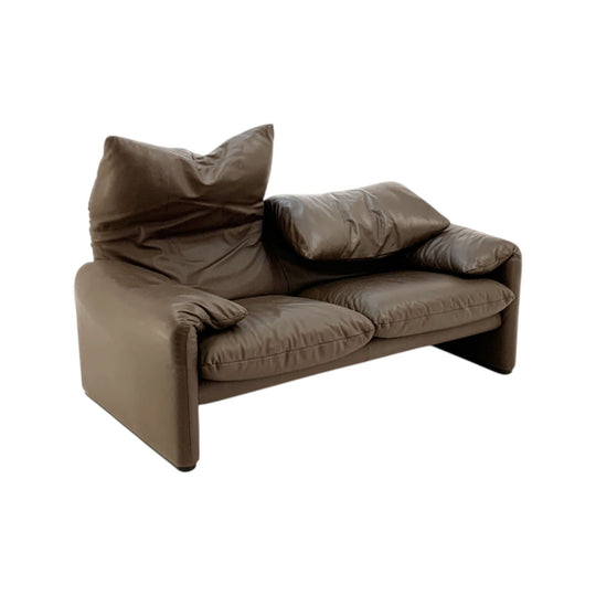 2 seat Maralunga Sofa by Vico Magistretti for Cassina.