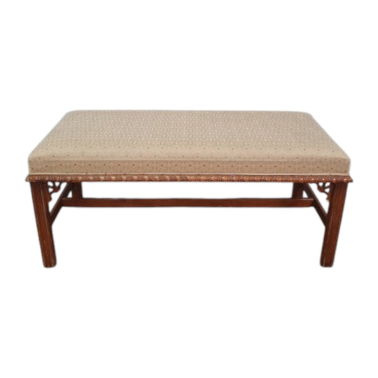 Vintage Upholstered Bench Seat