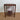 Restored Antique Oak Square Side Table with second tier
