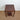 Restored Antique Oak Square Side Table with second tier
