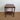Restored Antique Oak Square Side Table with second tier