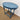 Hand-Painted Aubusson Blue Side Table