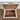 Hand-Painted 2 Drawer Cane Bedside Table or Storage Side Table
