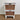 Hand-Painted 2 Drawer Cane Bedside Table or Storage Side Table