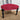 Vintage Red Velvet Upholstered Occasional Chair