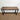 Rustic Timber Top Console with Metal Legs